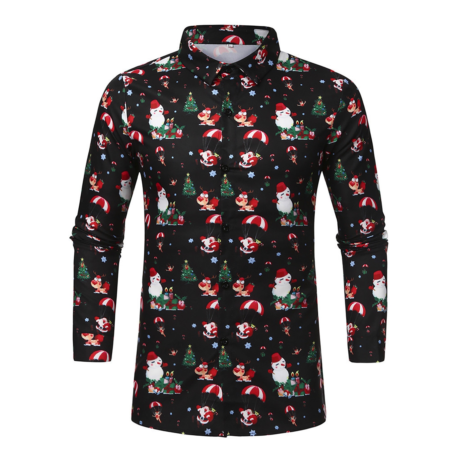 Men's Christmas Long Sleeve Shirt - Image 4