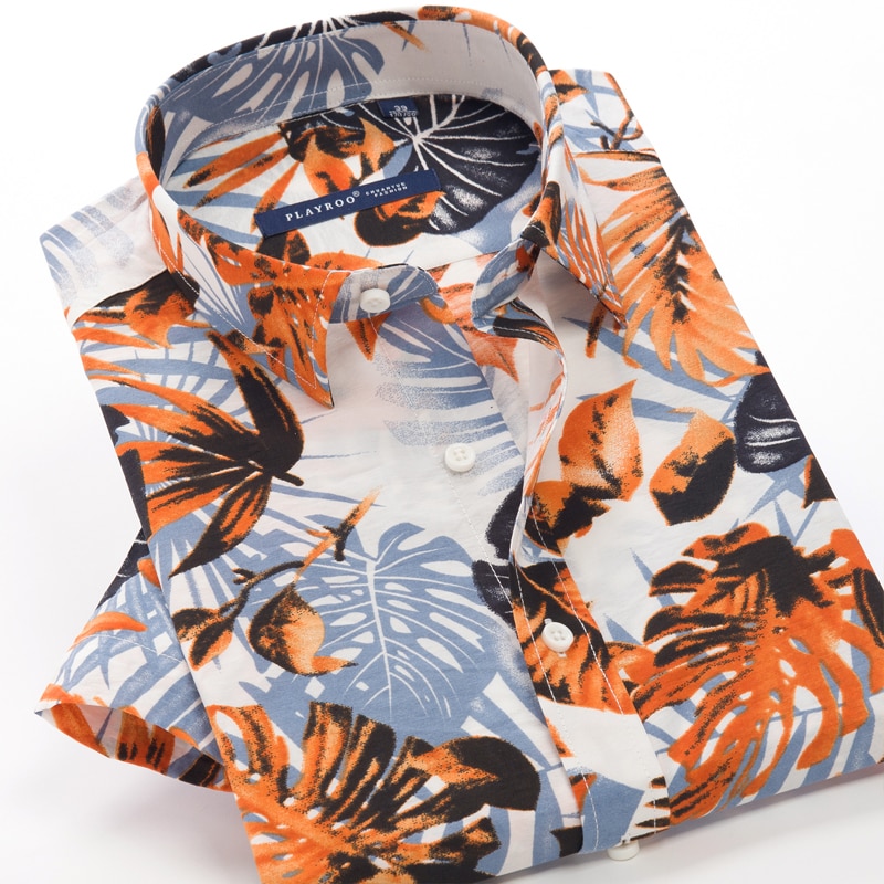 Men's Plus Size Hawaiian Style Shirt - Image 3