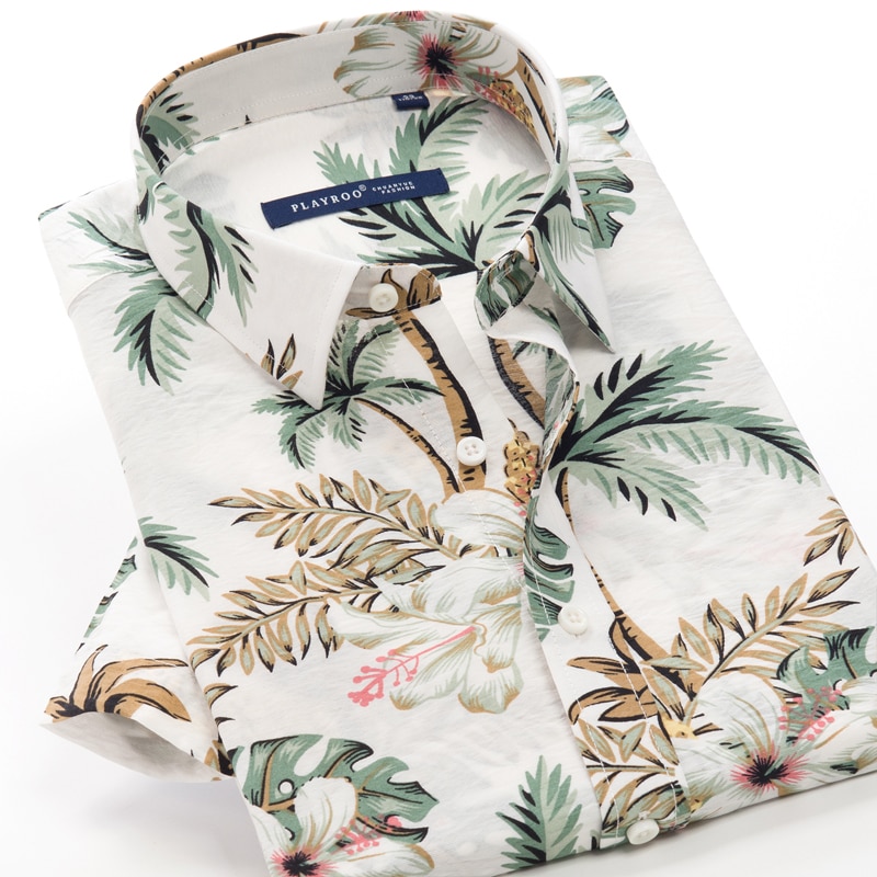 Men's Plus Size Hawaiian Style Shirt - Image 4