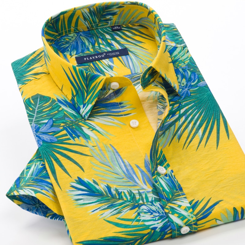 Men's Plus Size Hawaiian Style Shirt