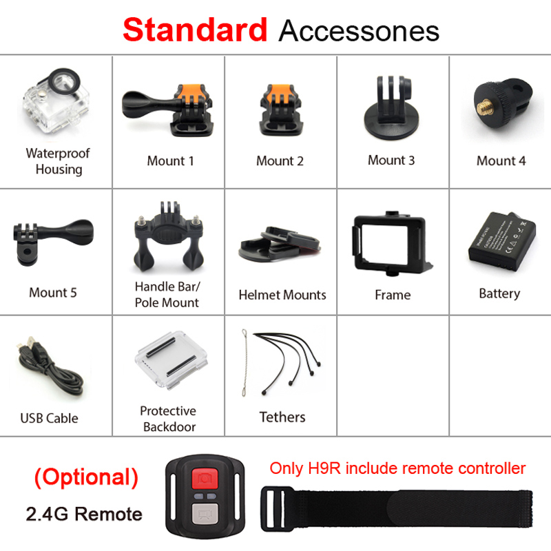 Ultra HD 4K / 30 Fps Waterproof Action Camera - Image 8