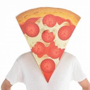 ADULT Double Cheese Pepperoni Pizza Slice Mask