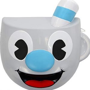 Mugman Mask King Features Cuphead Halloween Costume Accessory