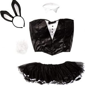 amscan Playful Bunny Costume Women's Outfit, Plus XXL Size