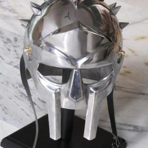 Maximus Gladiator Helmet Medieval Roman Armor Spartan