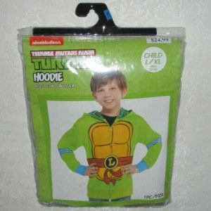 Child L/XL Teenage Mutant Ninja Turtles Hoodie Leonardo 1 PC Up to Size 16