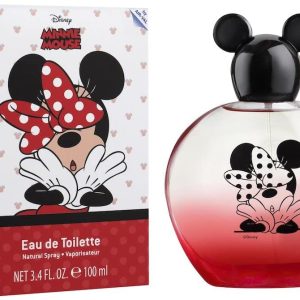 Minnie Mouse, Disney, Fragrance, for Kids, Eau de Toilette, EDT, 3.4oz, 100ml, Perfume, Spray, Made in Spain, by Air Val International