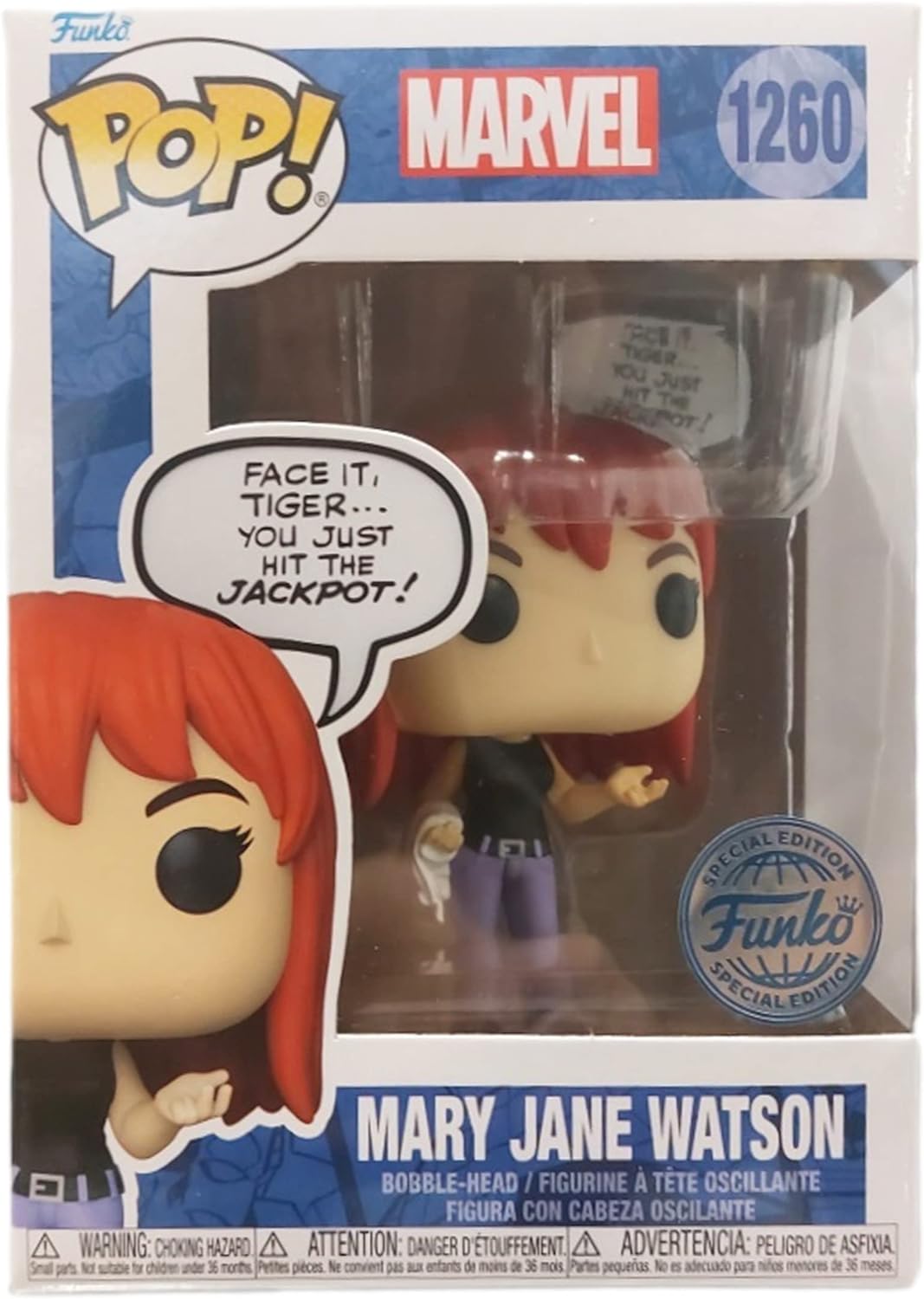 Funko Pop! Marvel: Marvel Comics - Mary Jane Vinyl Figure - Image 2